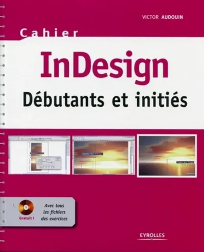 Visuel de Cahier indesign. debutants et inities