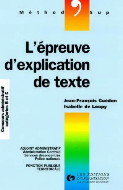 Visuel de Epreuve D Explic De Texte