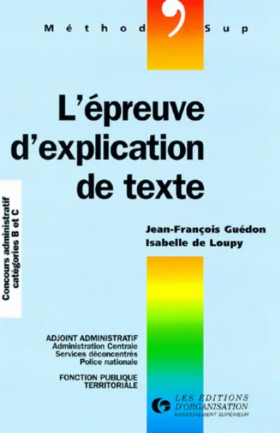 Visuel de Epreuve d explic de texte