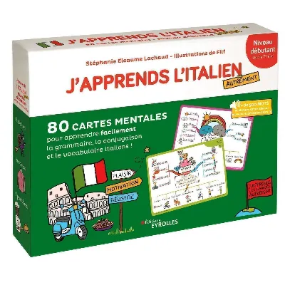 Visuel de J'apprends l'italien autrement - niveau débutant