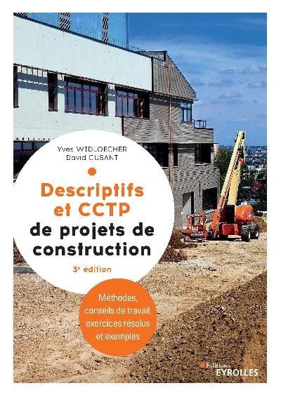 Visuel de Descriptifs et CCTP de projets de construction : manuel de formation initiale et continue