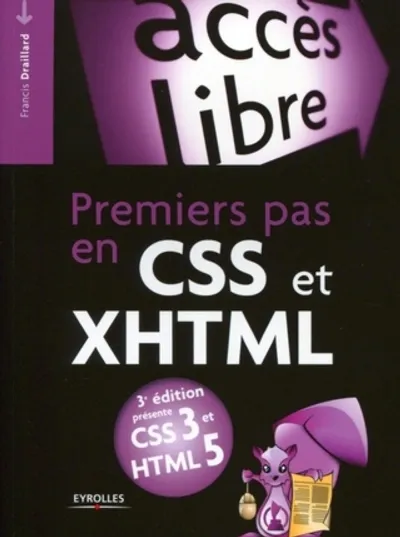 Visuel de Premiers pas en css et xhtml