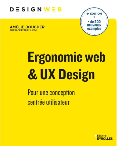Visuel de Ergonomie web et UX Design, 5e édition