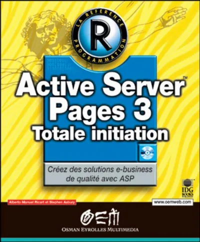 Visuel de Active Server  Pages 3 Totale initiation