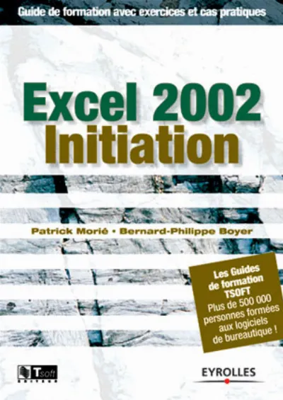 Visuel de Excel 2002 initiation