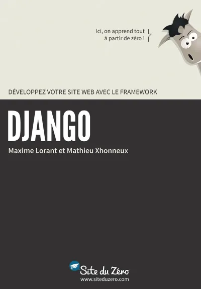 Visuel de Django developpez votre site web avec le framework