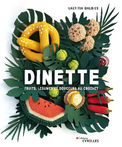 Visuel de Dinette, fruits, légumes et gourmandises à crocheter