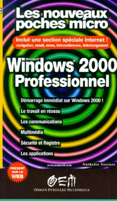 Visuel de Windows 2000 Professionnel Nouveaux poches micro