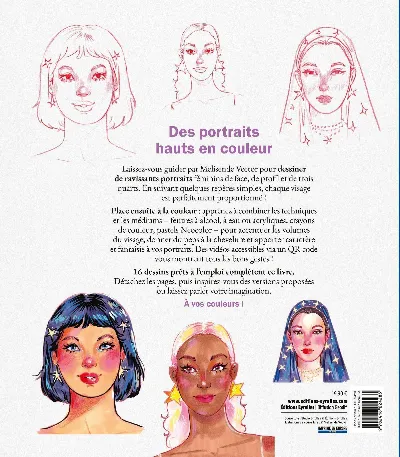 Visuel de Portraits à dessiner et coloriser