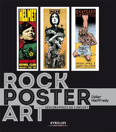 Visuel de Rock poster art. serigraphies de concerts