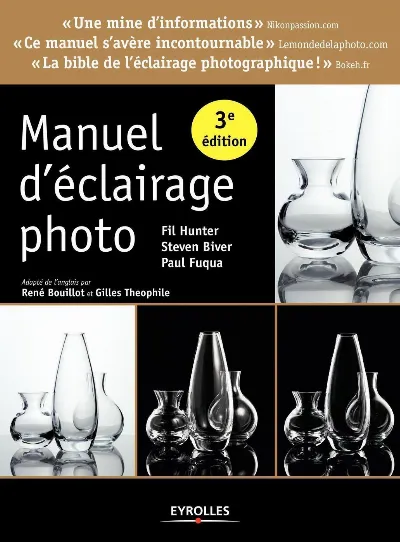 Visuel de Manuel d'éclairage photo, 3e ed.