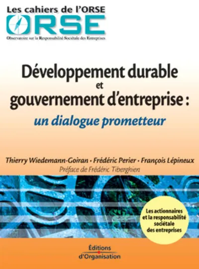 Visuel de Developpement durable et gouvernement d'entreprise : un dialogue prometteur