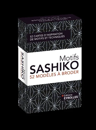 Visuel de Motifs sashiko 52 modèles à broder