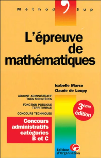 Visuel de Epreuve de mathematiques