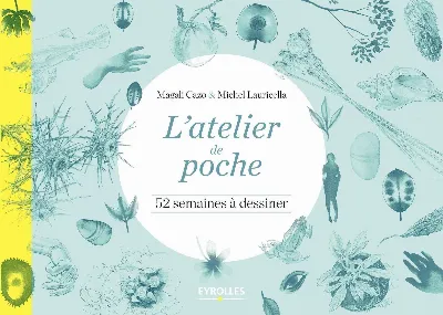 Visuel de L'atelier de poche, 52 semaines à dessiner