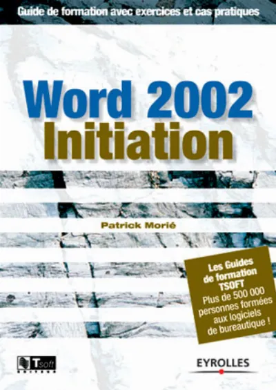 Visuel de Word 2002 initiation