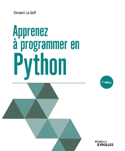 Visuel de Apprenez à  programmer en Python - 5e