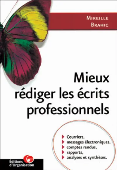 Visuel de Mieux rédiger les écrits professionnels