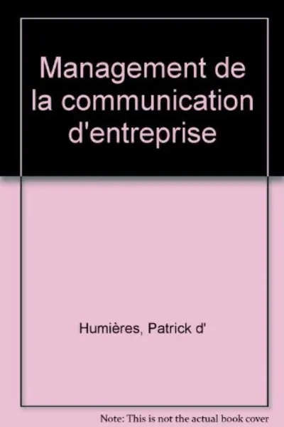 Visuel de Management De La Communication D'Entreprise