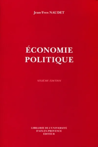 Visuel de Economie politique