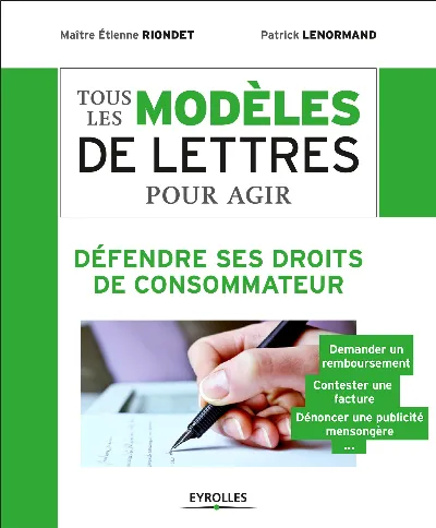 Visuel de Tous les modèles de lettres pour agir - Défendre ses droits de consommateur