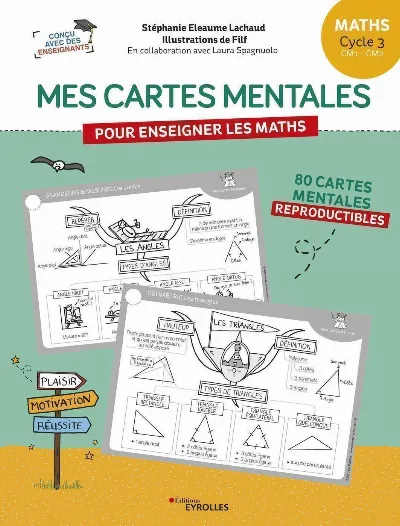 Visuel de Mes cartes mentales pour enseigner les maths - Cycle 3 : CM1, CM2