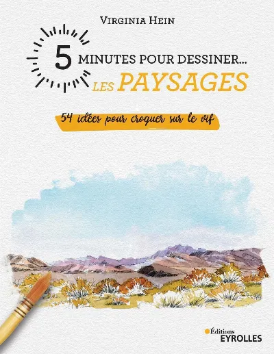 Visuel de 5 minutes pour dessiner... les paysages