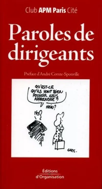 Visuel de Paroles de dirigeants