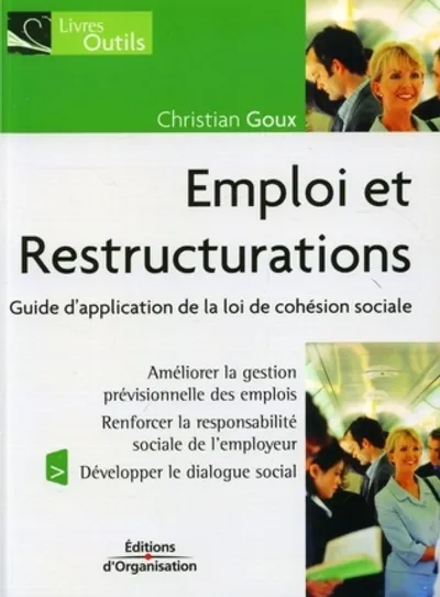 Visuel de Emploi et restructurations, guide d'application de la loi de cohésion sociale