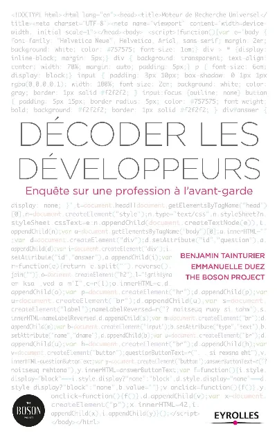 Visuel de Décoder les développeurs