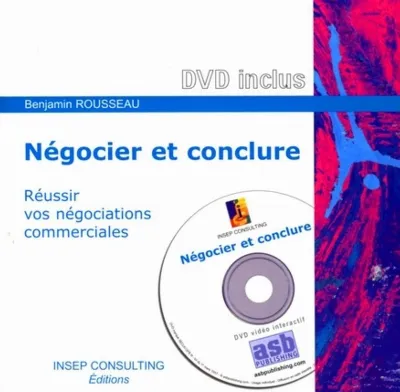 Visuel de Negocier et conclure. reussir vos negociations commerciales avec cd-rom