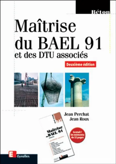 Visuel de Maîtrise du BAEL 91 et des DTU associés