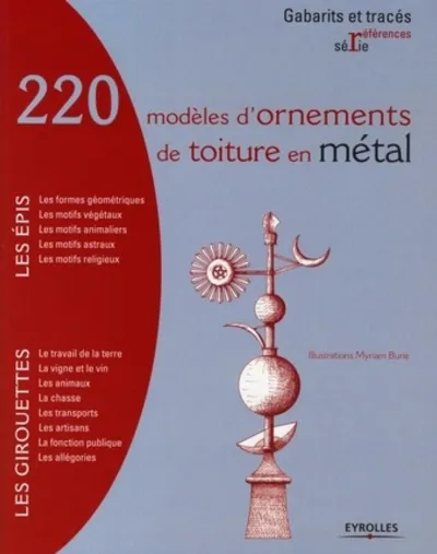 Visuel de 220 modèles d'ornements de toiture en métal