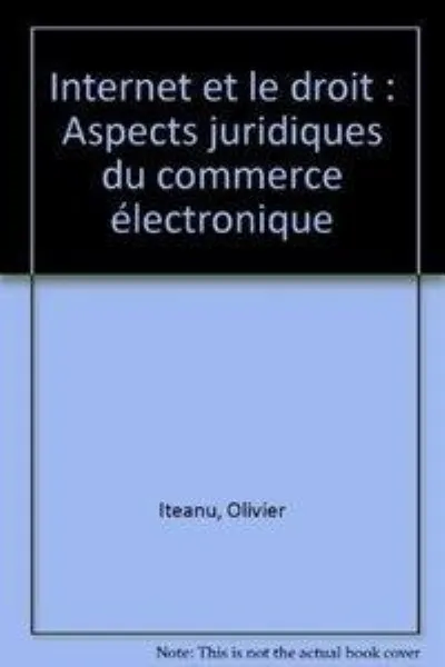 Visuel de Internet Et Le Droit