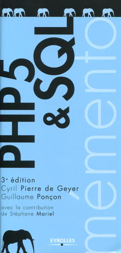 Visuel de Php 5 & sql 3e edition memento