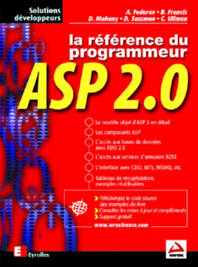 Visuel de ASP 2.0 La référence du programmeur