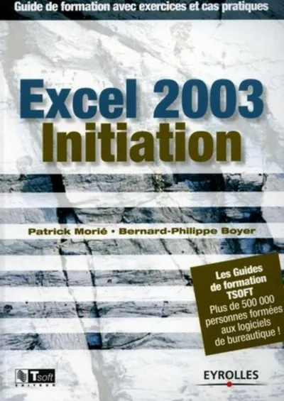 Visuel de Excel 2003 initiation