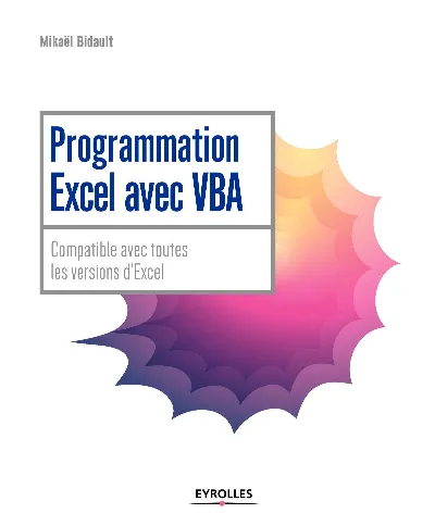 Couverture de Programmation excel avec vba