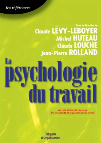 Visuel de Rh Apports Psychologie Travail