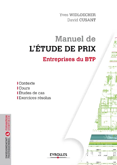 Visuel de Manuel de l'étude de prix