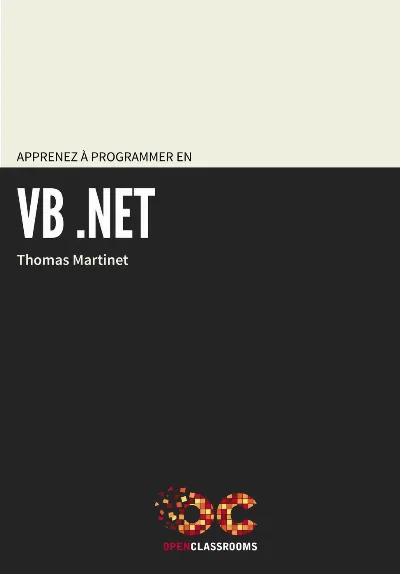 Visuel de Apprenez à  programmer en VB .NET