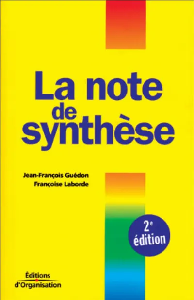 Visuel de La note de synthèse