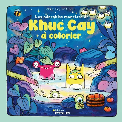 Visuel de Les adorables monstres de Khuc Cay à colorier