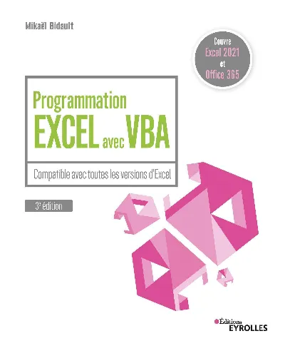 Visuel de Programmation Excel avec VBA - 3e édition
