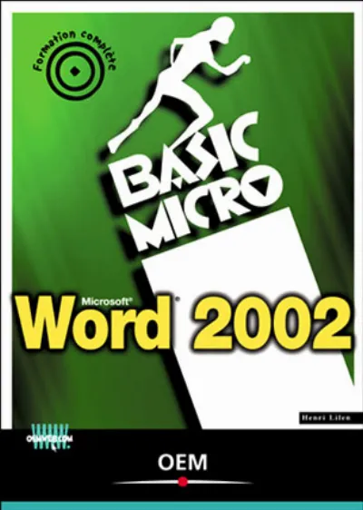 Visuel de Word 2002