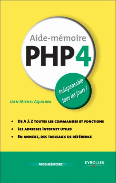 Visuel de Aide-mémoire PHP4