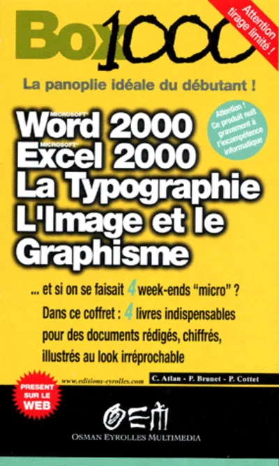 Visuel de Box 1000 word 2000/excel