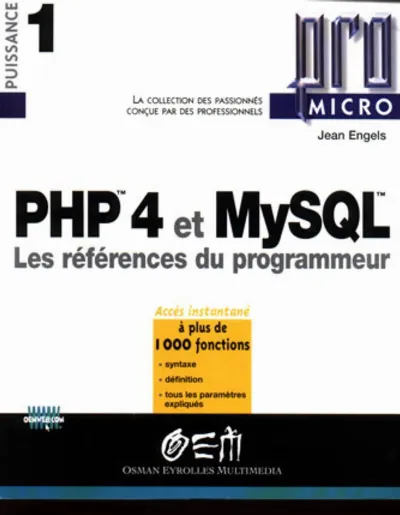 Visuel de PHP 4 et MySQL Pro Micro