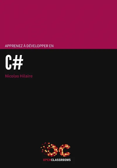 Visuel de Apprenez à  développer en C#