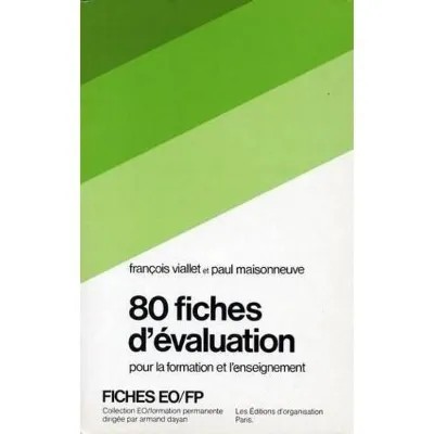 Visuel de 80 Fiches D Eval Formatio